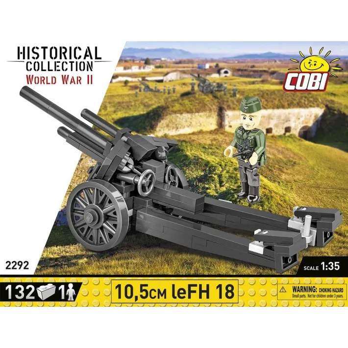 Canon 10,5 CM LEFH 132 Pièces (COBI- 2292)