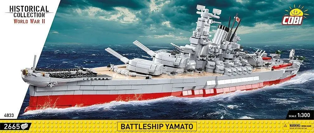 Battleship YAMATO 2665 Pièces (COBI-4833)