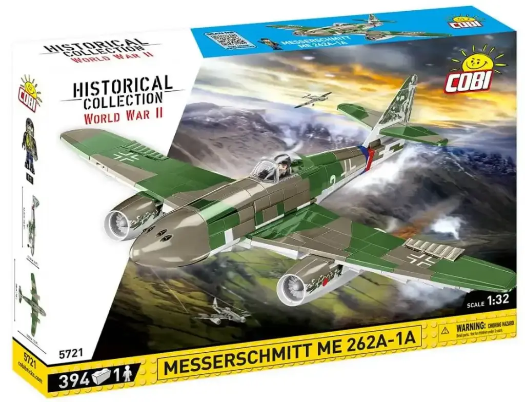 Avion allemand Messerschmitt Me 262A 1a 382 Pièces (COBI-5721)