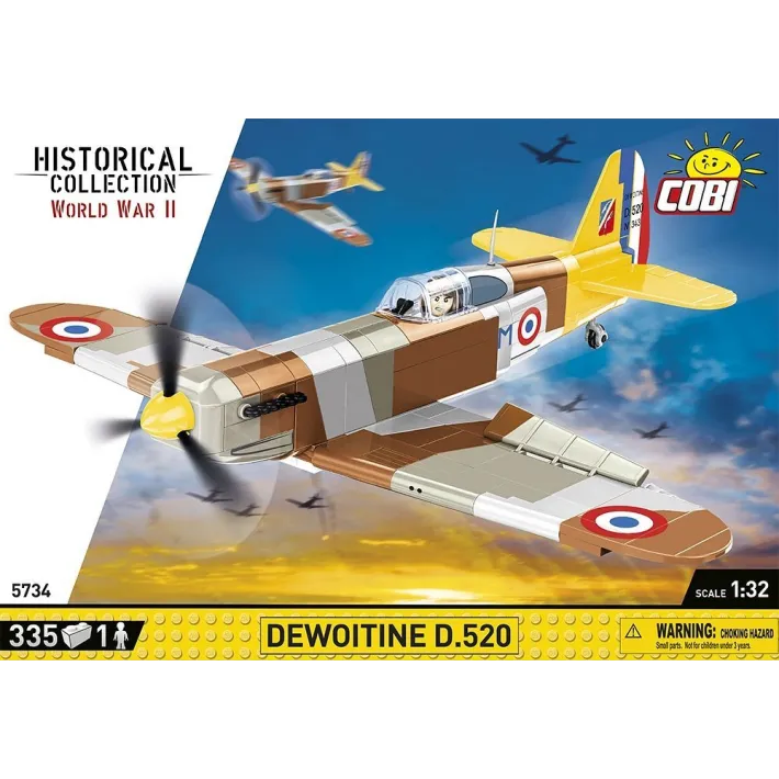 DEWOITINE D.520 335 Pièces (COBI-5734)