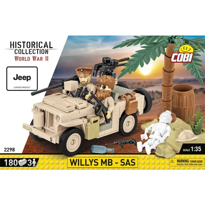 Willys MB SAS 180 Pièces (COBI-2298)