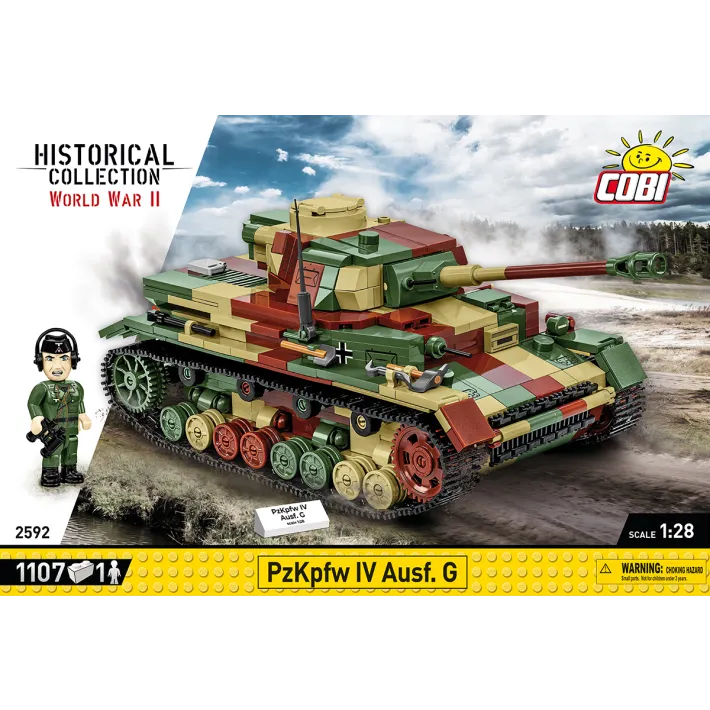 PzKpfw IV Ausf.G 1107 Pièces (COBI-2592)
