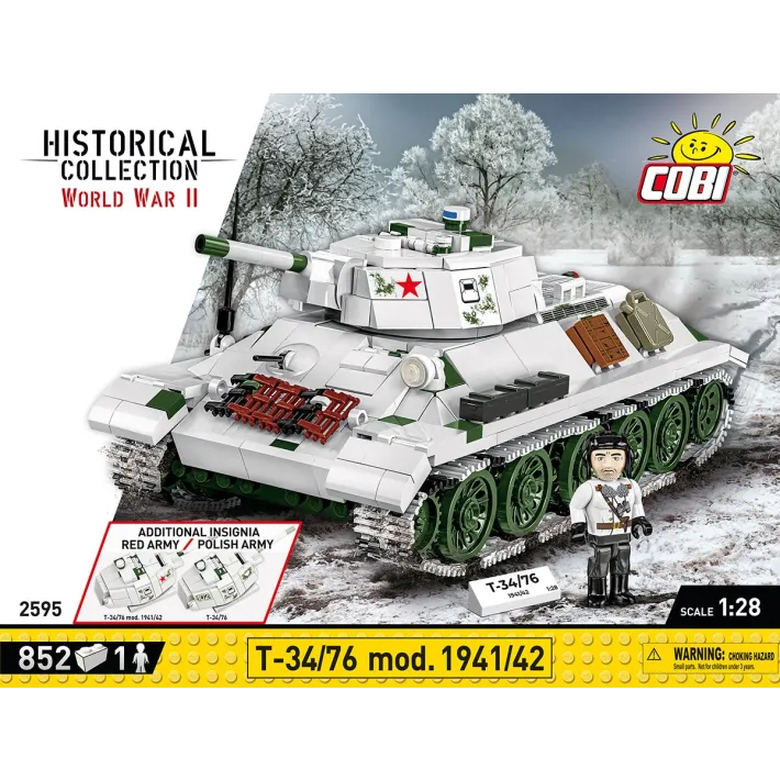 T-34/76 mod.1941/42 852 Pièces (COBI-2595)