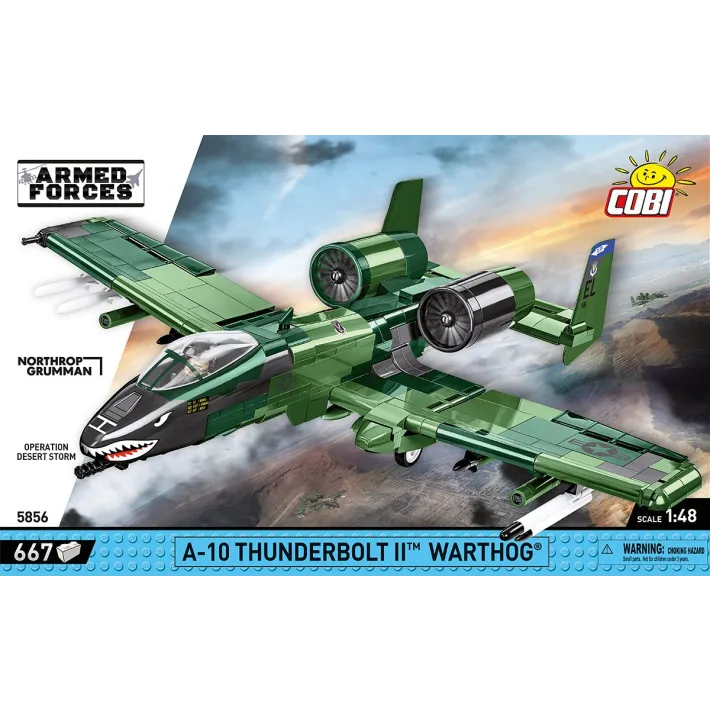 A-10 THUNDERBOLT II WARTHOG 667 Pièces (COBI-5856)