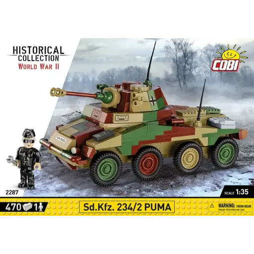 [COBI-2287] Sd.Kfz 234/2 PUMA 470 Pièces (COBI-2287)