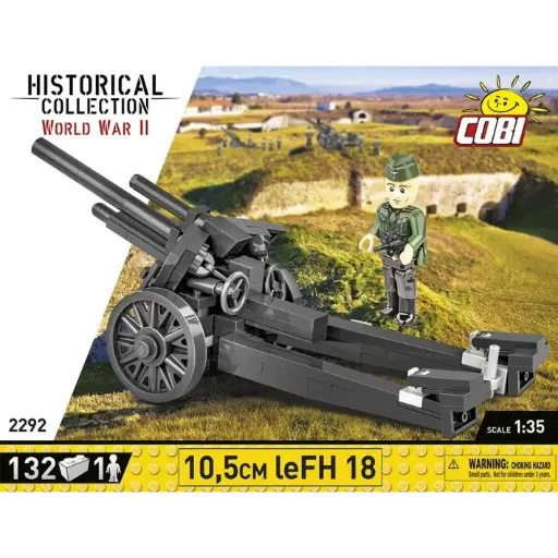 [COBI-2292] Canon 10,5 CM LEFH 132 Pièces (COBI- 2292)