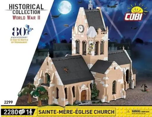 [COBI-2299] Eglise de Sainte-Mère-Eglise 2255 Pièces (COBI-2299)