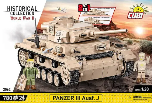 [COBI-2562] PANZER III AUSF.J 780 Pièces (COBI-2562)