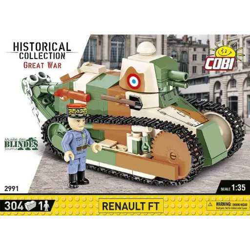 [COBI-2991] Char léger RENAULT FT 302 Pièces (COBI-2991)