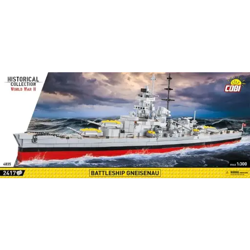 [COBI-4835] Battleship GNEISENAU 2417 Pièces (COBI-4835) 