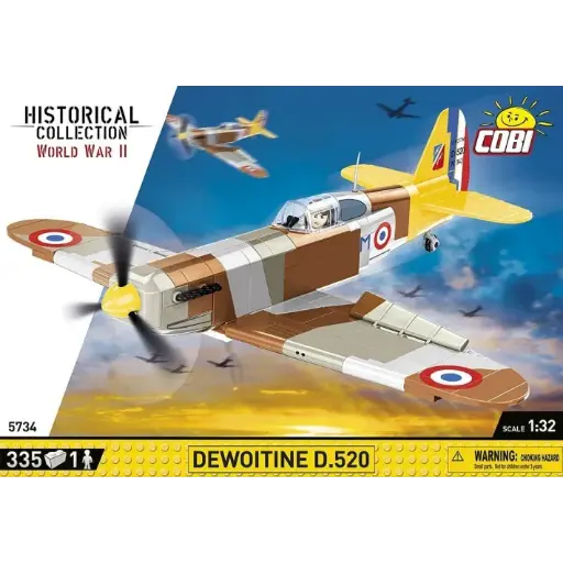 [COBI-5734] DEWOITINE D.520 335 Pièces (COBI-5734)
