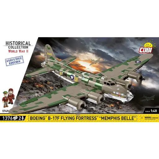[COBI-5749] Boeing B-17F Flying Fortress Memphis Belle Executive Edition 1376 Pièces (COBI-5749)