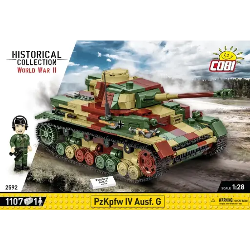 [COBI-2592] PzKpfw IV Ausf.G 1107 Pièces (COBI-2592)