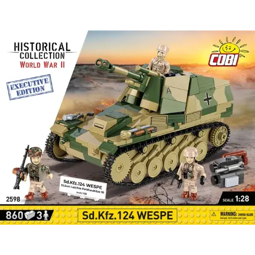 [COBI-2598] SD.KFZ.124 WESPE-Executive Edition 860 Pièces (COBI-2598)