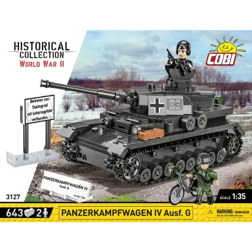[COBI-3127]  Panzerkampfwagen IV Ausf.G 643 Pièces (COBI-3127)